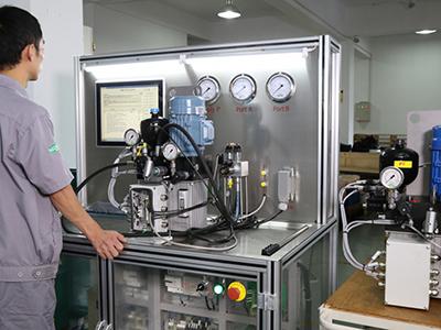 Hydraulic system testing