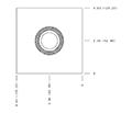 Hydraulic Manifold - Logic Element, Through Port 1 with Gauge Port