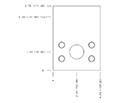 Hydraulic Manifold - Logic Element, Through Port 1 with Gauge Port