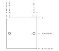 Hydraulic Manifold - Logic Element, Through Port 1 with Gauge Port