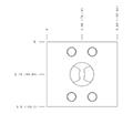 No-Cavity Manifold - Three Ports, Tee Body