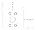 No-Cavity Manifold - Three Ports, Tee Body