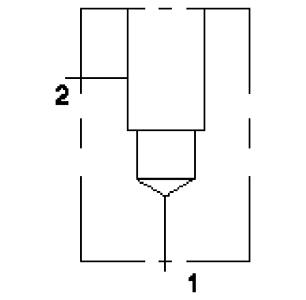 Hydraulic Manifold - Relief, 90 Degree, Panel Mount