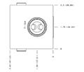 Hydraulic Line Mount Manifold - Throttle, Sandwich Mount Through Port