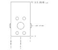 Hydraulic Line Mount Manifold - Throttle, Sandwich Mount Through Port