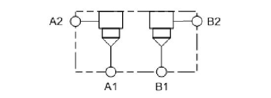 Hydraulic Manifold, Filter - Dual Cavity