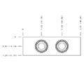 Hydraulic Manifold, Filter - Dual Cavity