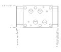 Sandwich Hydraulic Manifold - Needle, ISO 08: On A