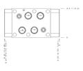 Sandwich Hydraulic Manifold - Needle, ISO 08: On A