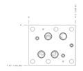 No-Cavity Hydraulic Manifold - ISO 08: Adaptor From ISO 08 to ISO 10