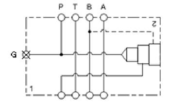 Hydraulic Manifold - Pressure Reducing, ISO 03: On P, Port 3 to B