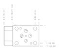 Hydraulic Manifold - Pressure Reducing, ISO 03: On P, Port 3 to B
