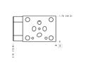 Hydraulic Sandwich Manifold - Relief, ISO 02: P to T