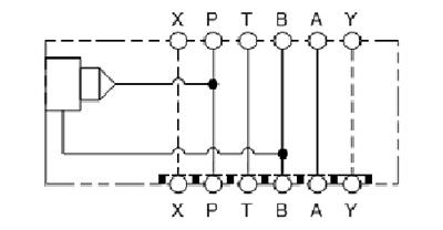 Hydraulic Manifold - Check, ISO 07: B to P