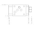 Hydraulic Manifold - Throttle, ISO 05: On P with Restrictive Compensator
