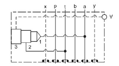 Hydraulic Manifold - Vented Pilot-to-Open Check, ISO 07: A to T, Port 3 External
