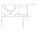 Sandwich Manifold - Counterbalance, ISO 05 - X&Y: On B
