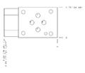 Hydraulic Manifold - Directional, ISO 03 - 40mm: Meter In A