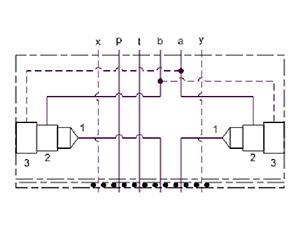 Load Control, ISO 05 - X&Y: On A and B with Cross Pilot