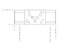 Hydraulic Manifold - Load Control, ISO 05 - X&Y: On A and B with Cross Pilot