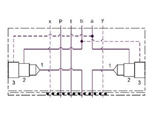 Logic Element, ISO 05 - X&Y: On A and B with Cross Pilot