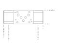 Hydraulic Manifold - Logic Element, ISO 05 - X&Y: On A and B with Cross Pilot