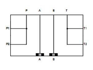 Danfoss OMP: ISO 03 Subplate