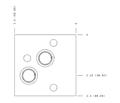 Motor Mount Manifold - Pilot-to-Open Check, Eaton/Char-Lynn 2000: Cross Pilot with Shuttle