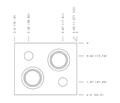 Hydraulic Manifold - Relief, Danfoss OMS: B to A