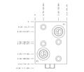 Hydraulic Manifold - Shuttle, Danfoss OMP: Shuttle Between A and B, S Port External