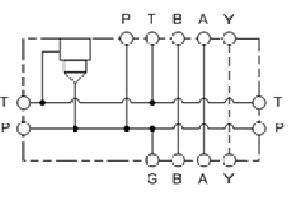 Hydraulic Bar Manifold - Air Bleed and Start-Up, 1 Station, Parallel circuit with relief cavity